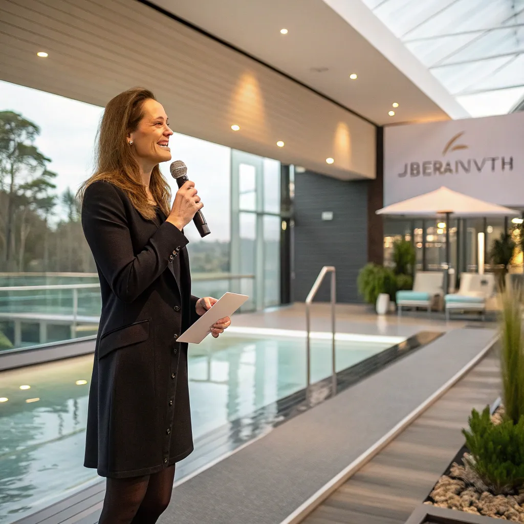 Claire sharing her experience at ZERAVONITH