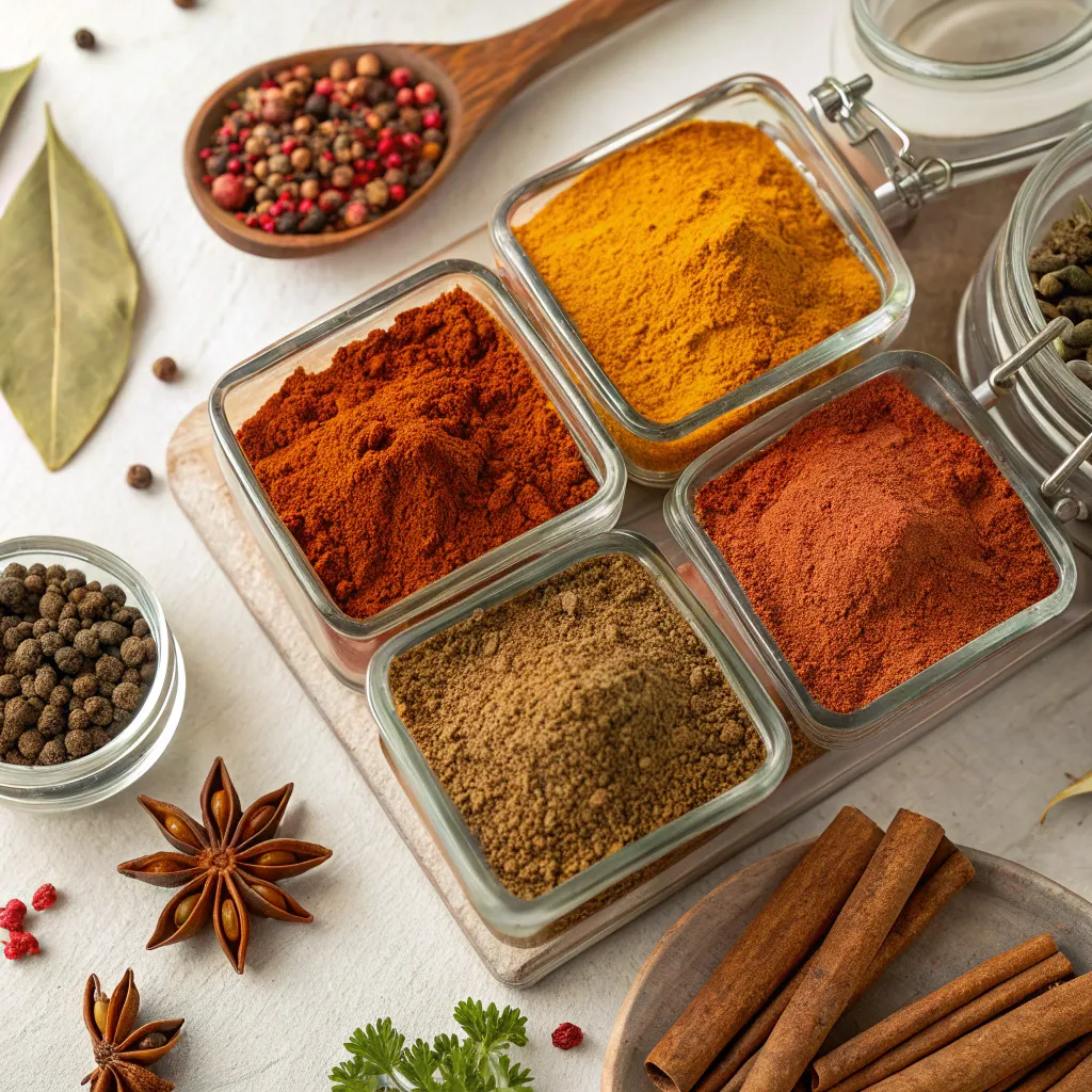 Assorted spices
